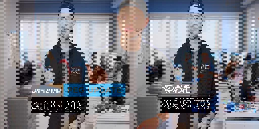 PEG Update - August 2019 Blog Image