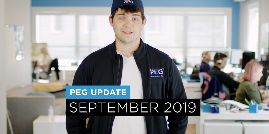 PEG Update - September 2019 Blog Image