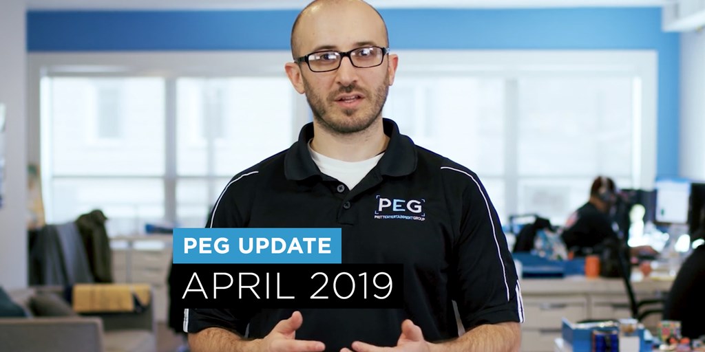 PEG Update - April 2019 Blog Image