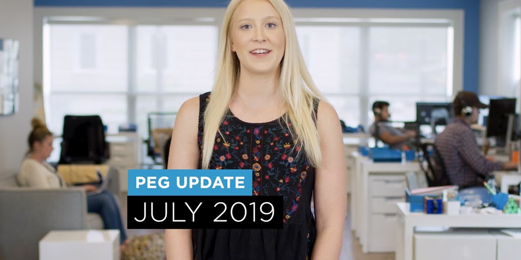 PEG Update - July 2019 Blog Image