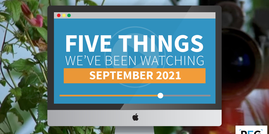 5 Things We've Been Watching: Sept 2021 Blog Image