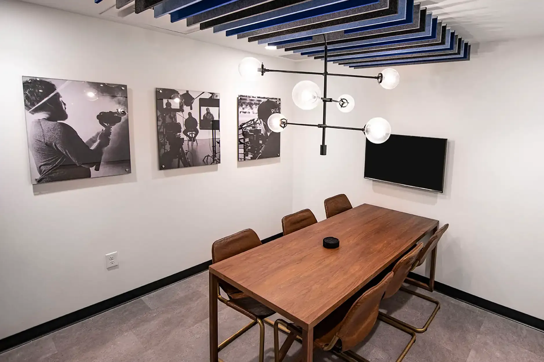 Small conference room with table 