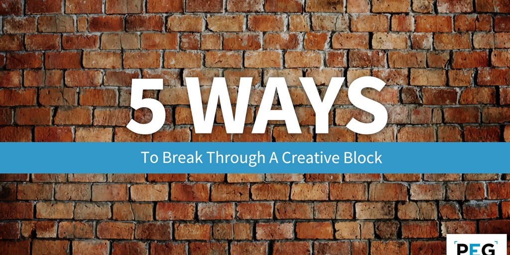 5 Ways to Break Through a Creative Block Blog Image