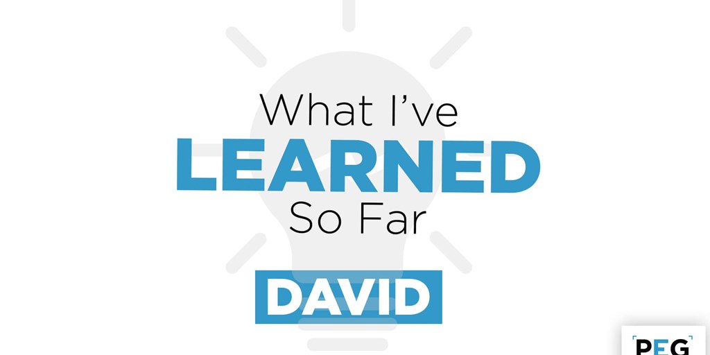What I've Learned So Far... David Stephenson Blog Image