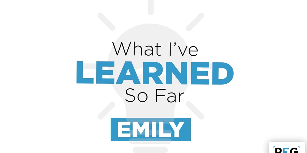 What I've Learned So Far... Emily Richmond Blog Image