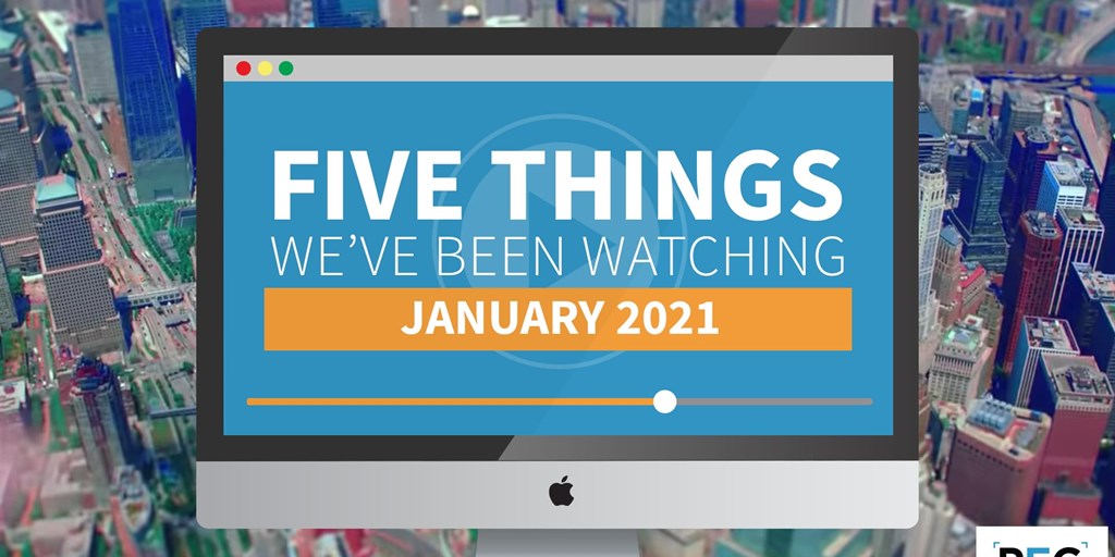 5 Things We've Been Watching: January 2021 Blog Image
